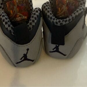 Nike Air Jordan 10 Retro 'Cool Grey' crib shoes size 1C new w/o tags NO LACES